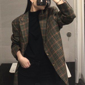 Gorgeous oversized plaid blazer - Sold